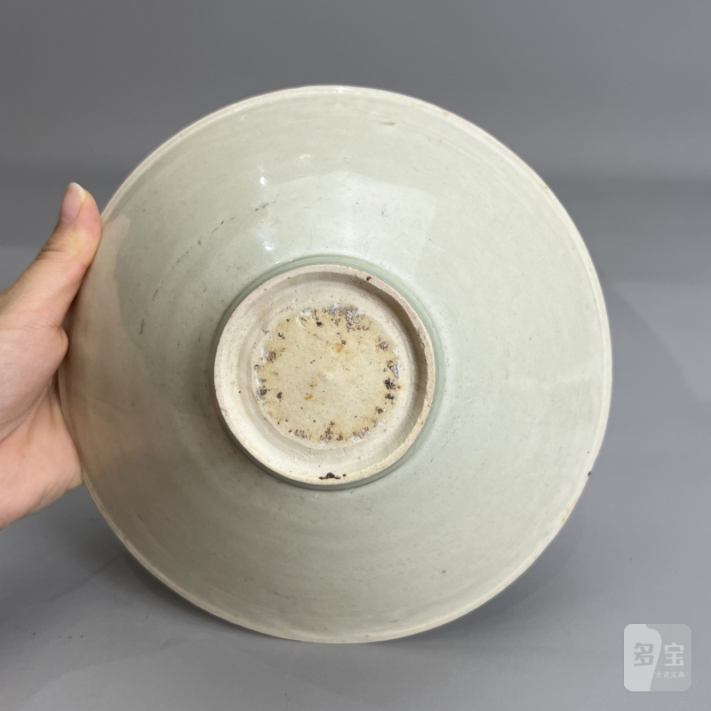 明代 青白釉双龙纹碗 - 图13